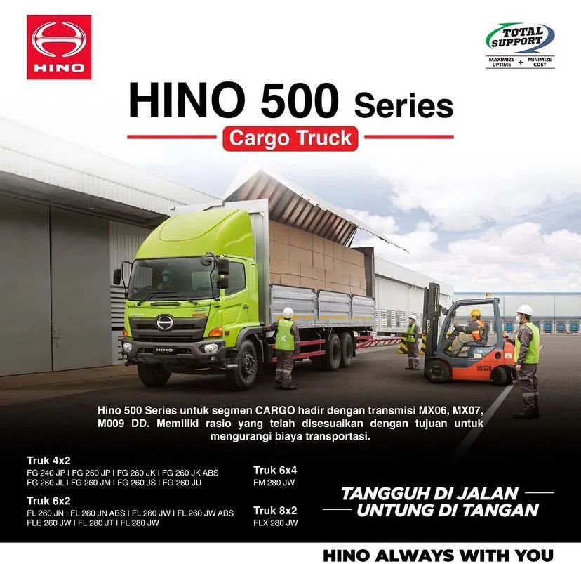 Artikel Hino - Performa Andal & Efisien: Hino 500 Series Cargo Siap Dukung Usaha Anda