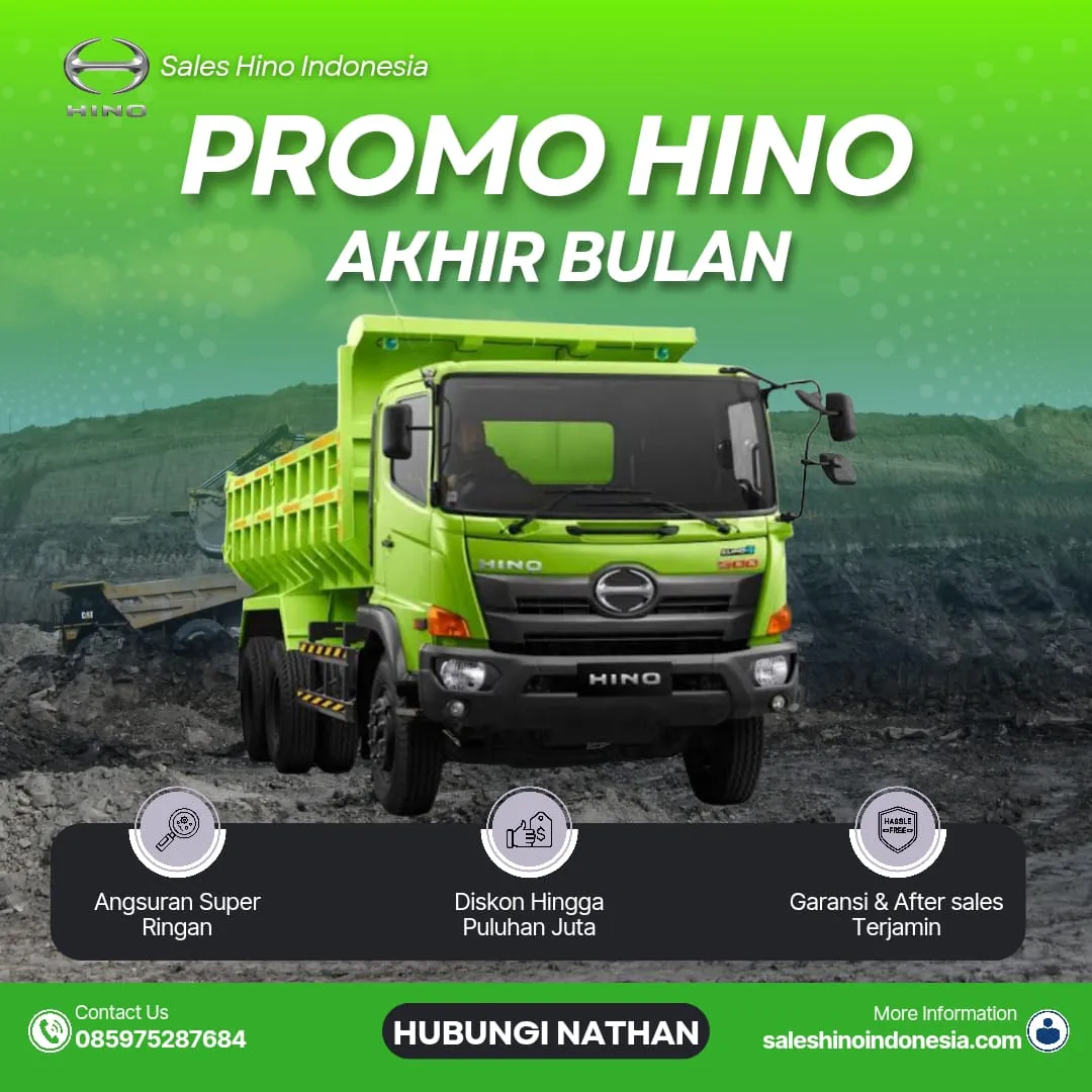 Artikel Hino - PROMO SPESIAL HINO AKHIR BULAN INI‼️