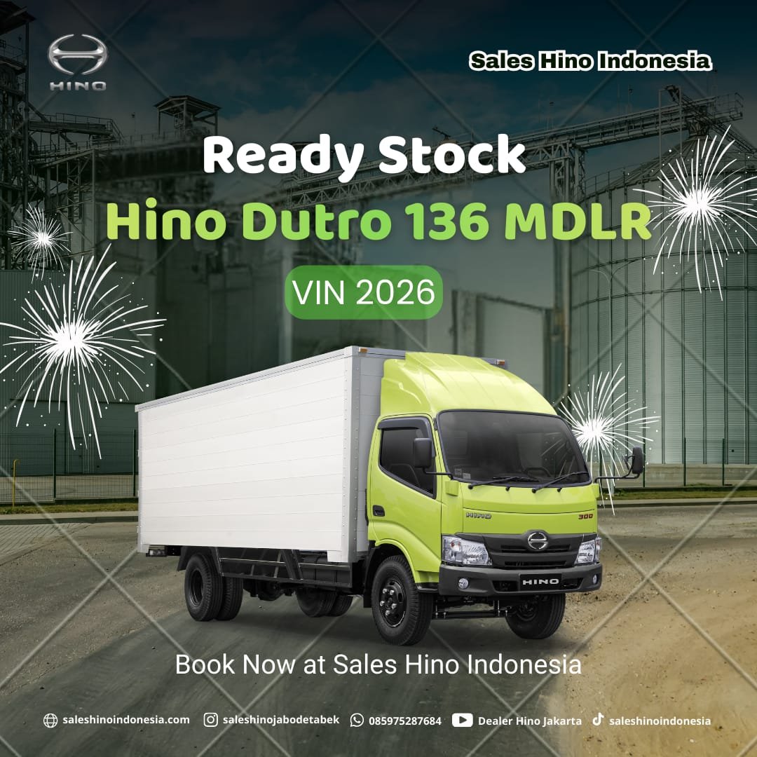 Artikel Hino - Promo Hino Dutro 136 MDLR Tahun 2026, Stok Terbatas & Proses Cepat - Sales Hino Tangerang