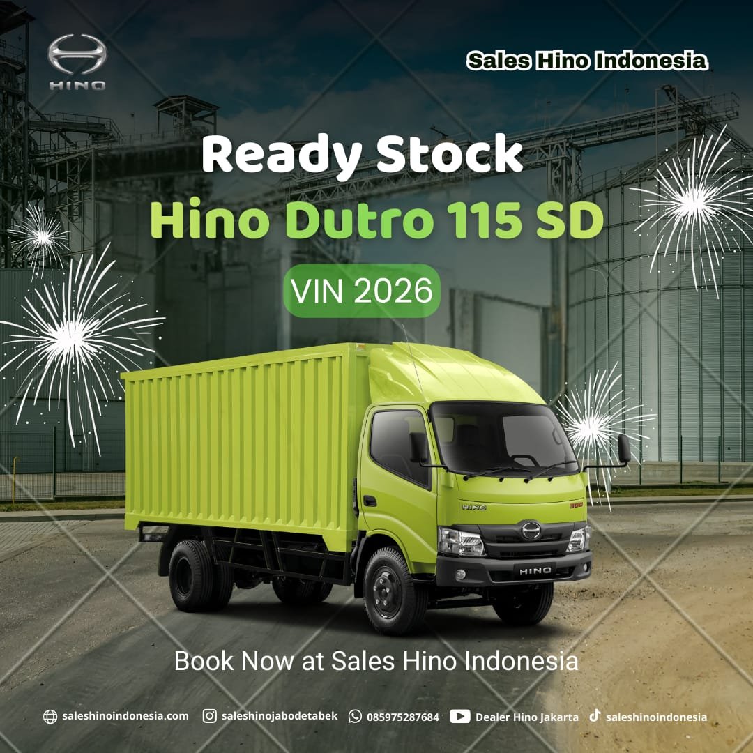 Artikel Hino - Hino Dutro 115 SD VIN 2026 Ready Stock, Solusi Truk Tangguh dan Irit - Sales Hino Tangerang