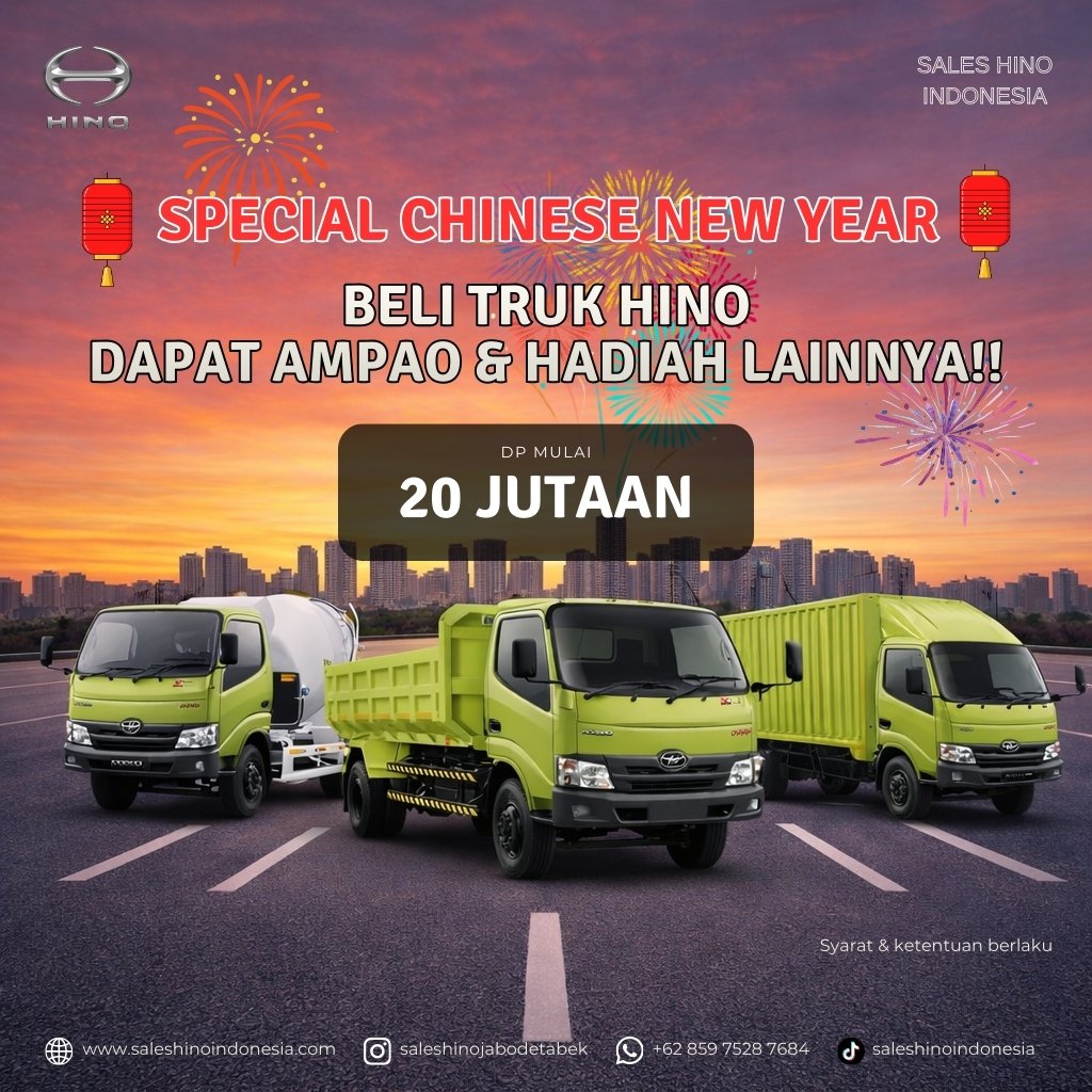 Dealer Hino Tangerang | Promo Hino Chinese New Year